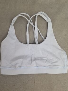 lululemon athletica Light Blue Strappy Sports Bra